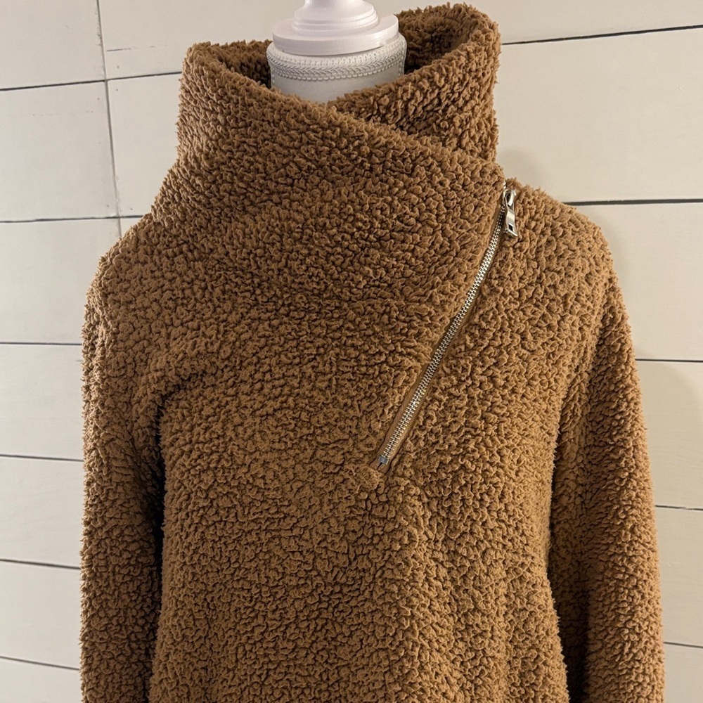 Cozy Brown Sherpa Jacket